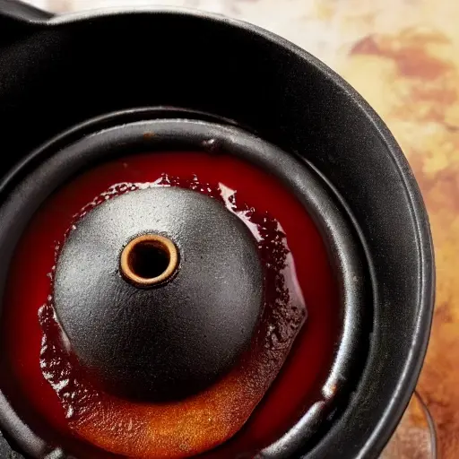 a close-up view of a car engine oil drain plug being unscrewed with oil dripping into a pan, low resolution, blurry details