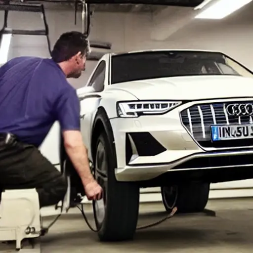 Ремонт подвески Audi etron S 2020