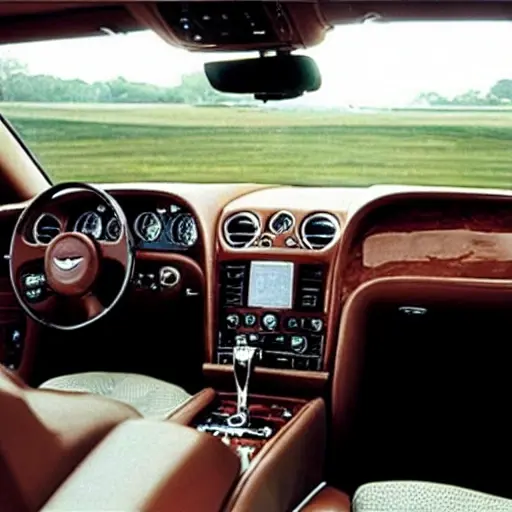 A low-quality, grainy, and blurry photo of a mechanic refilling the air conditioning system of a Bentley Arnage 1999. The scene shows the engine bay with the hood open, a refrigerant canister connected to the service ports, and gauges visible. The lighting is poor and the image has a washed-out look.