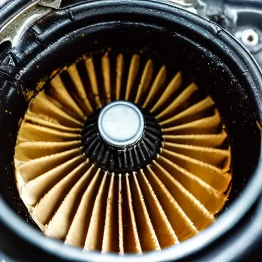 a close-up view of a car engine bay with an oil filter being unscrewed, a drain pan underneath catching oil, low resolution, blurry details, grainy texture