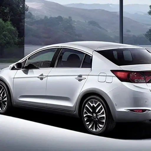 a low resolution, grainy, and blurry photograph of a Chery eQ car from 2015 to 2020, a mechanic is using a diagnostic laptop connected to the car's dashboard, dim lighting, poor focus