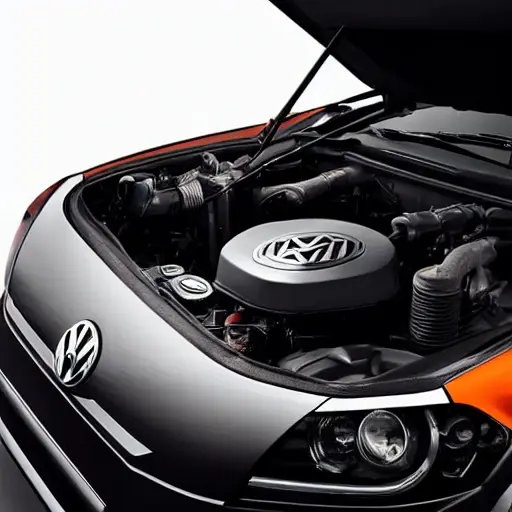 a blurry, low resolution photo of a Volkswagen CC 2012 engine bay with an oil filter and a drain plug visible, poor lighting, grainy texture