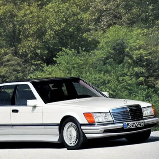 Удаление катализатора Mercedes S-class 1990